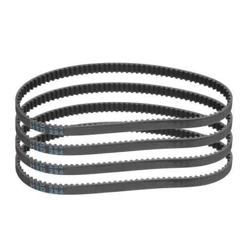 Miniatura 42 de uxcell 4pcs HTD-3M correa dentada de goma 60 dientes, 7.087 in de longitud de paso x 0.236 in de ancho x 0.094 in de altura, correa de distribución