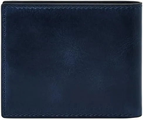 Miniatura 28 de Fossil Derrick - Cartera plegable de piel con bloqueo RFID y ventana de identificación abatible para hombre