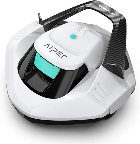 AIPER Seagull SE 2025 Cordless Robotic Pool Vacuum with 1200GPH Strong Suction, Lasts 90 Mins Runtime, LED Indicator,Pool Vacuum for Above-Ground