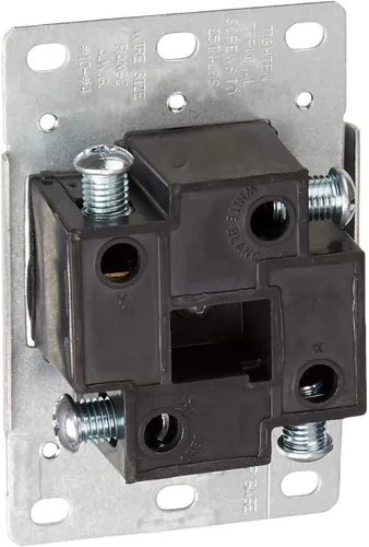 Miniatura 2 de Leviton 279-S00 - Receptáculo de montaje empotrable, 50 A, 125/250 V, NEMA 14-50R, 3P, 4W, hoja recta, grado industrial, conexión a tierra, cableado