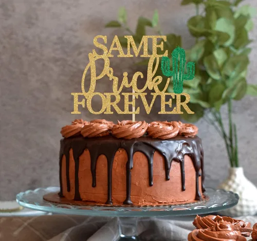 Miniatura 5 de Same Prick Forever - Decoración para tartas mexicanas, decoración de cactus, despedida de soltera, fiesta final mexicana, divertidas decoraciones
