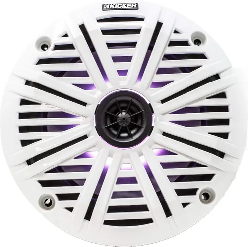 Miniatura 6 de Altavoces marinos KICKER de 6.5" con LED (1 par) blancos, reemplazos OEM para parrillas de agua salada LED agua salada blanca