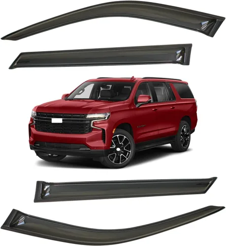 Miniatura 199 de Viseras para ventanas para Mazda 3 Sedán 4 puertas 2004 2005 2006 2007 2008 2009 estilo JDM Mugen, deflector de viento, protector solar y de lluvia