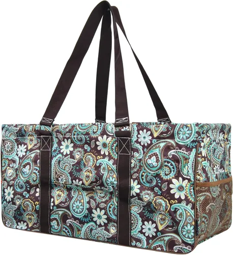 Miniatura 33 de NGIL Bolsa de comestibles reutilizable extra grande plegable de gran tamaño para comestibles, almacenamiento, picnic, playa, Flecha-negro