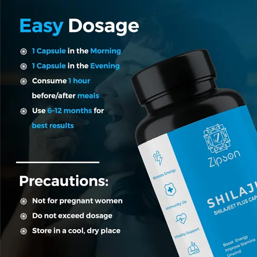 Miniatura 4 de Shilajit Plus Cápsulas de apoyo energético natural, 90 unidades, con apoyo inmunológico