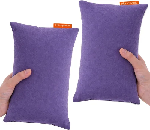 Miniatura 39 de Almohada de microfibra Pipsqueak - Pequeña, Mini, Pequeño - 27.9 x 17.8 cm - Perfecta para viajes, autos, aviones, camping, perros, niños pequeños