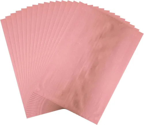 Miniatura 41 de Briartw Papel de Aluminio Termoadhesivo 20x29cm Paquete de 50 Hojas Papel Reactivo para Sellado en Caliente por Impresora Láser y Laminadora