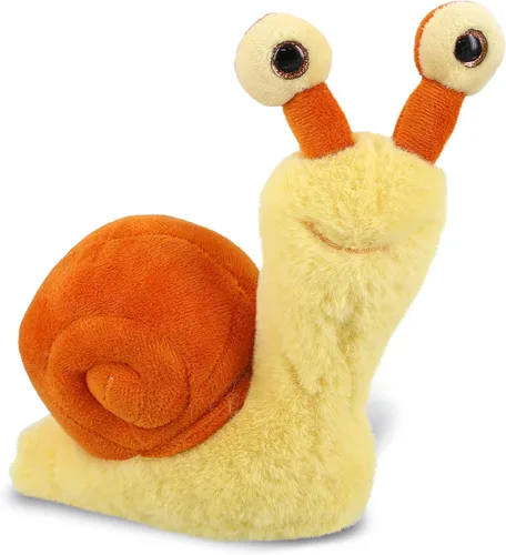 Miniatura 9 de DolliBu Caracol de peluche – Caracol azul de ojos grandes y abrazable, adorable juguete de peluche para jugar, lindo regalo de vida silvestre