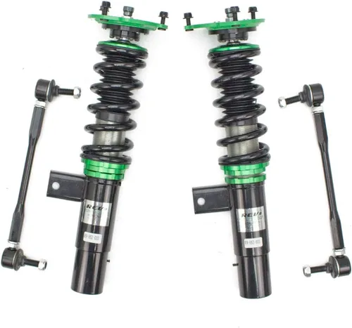 Miniatura 2 de Rev9 R9-HS2-033_7 Hyper-Street II Kit de bajada de suspensión de coilover, amortiguador mono-tubo con ajuste de rebote de 32 clics, longitud