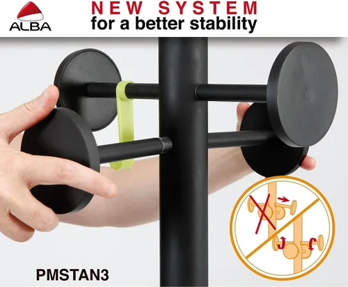 Miniatura 5 de ALBA Innovador soporte de pie para piso, BlackPMSTAN3N