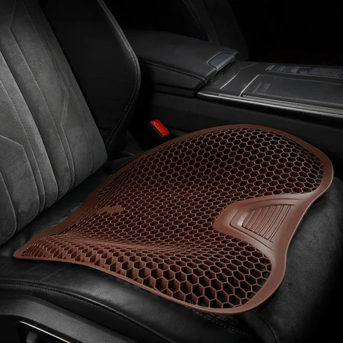 VIDECOR Cojín de gel para automóvil, cojín de asiento refrescante, antideslizante, transpirable, almohadilla de hielo de ventilación de