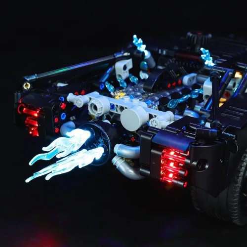Miniatura 5 de Kyglaring Juego de luces LED compatibles con Lego Technic The Batman – Batmobile 42127 Kit de construcción – sin juego de Lego (versión clásica)