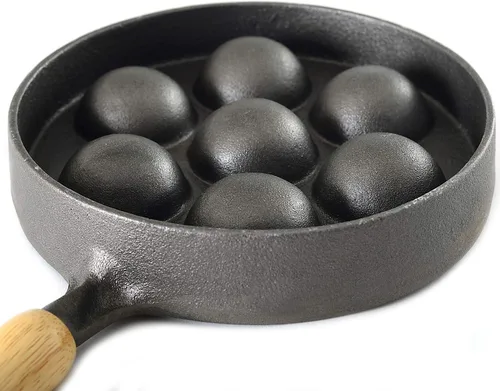Miniatura 5 de Norpro Sartén Deluxe Munk Aebleskiver 8.5 pulgadas de diámetro y 2 pulgadas