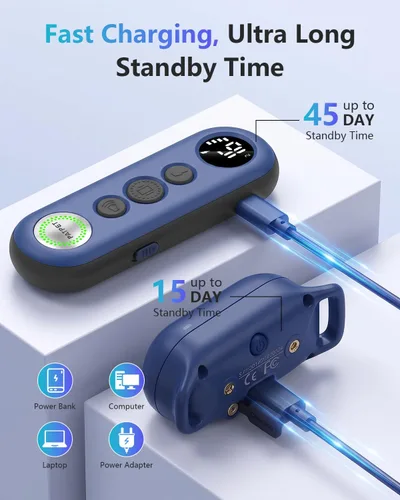 Miniatura 8 de PATPET Shock Collar for Dogs - 4000FT Dog Training Collar with Remote, IPX7 Waterproof 4 Modes(Beep/Vibration/Shock/Safe) Dog Shock Collar