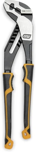 Miniatura 10 de GEARWRENCH Juego de alicates de mandíbula recta de lengüeta y ranura de material dual PITBULL K9 de 8", 10" y 12" - 82205CAZ