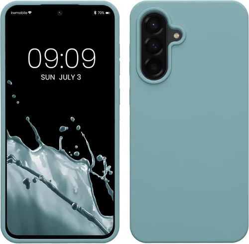 Miniatura 265 de kwmobile Funda Compatible con Samsung Galaxy A14 5G - Funda de teléfono de TPU y silicona con acabado suave - Verde Lima