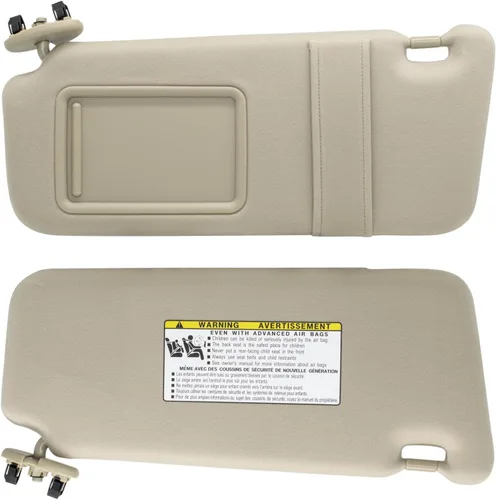 Miniatura 5 de Visera solar del lado izquierdo del conductor sin luz compatible con Toyota Camry 2007 2008 2009 2010 2011 Número de repuesto 74320-06780-E0