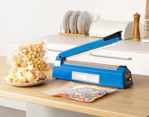 Miniatura 4 de Sellador térmico de impulso de 12 pulgadas, sellador de bolsas de impulso yeler manual de bolsas de polietileno para bolsas de plástico, bolsas