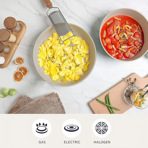 Miniatura 2 de Neoflam Midas cerámica antiadherente utensilios de cocina set con mango extraíble, Midas Plus 9pc, Verde esmeralda