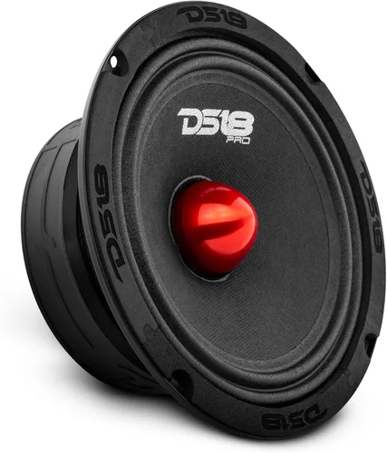 Miniatura 14 de DS18 PRO-GM6.4B - Altavoz de 6.5 pulgadas, rango medio, bala de aluminio roja, 480 W máximo, 140 W RMS, 4 ohmios, altavoces de puerta de audio