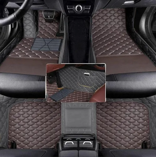 Miniatura 15 de Alfombrillas de cuero completas a medida para auto - Mejora el interior de tu vehículo con forros de piso específicos para vehículos - Perfectas