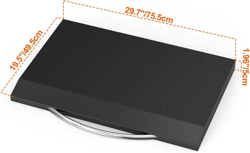Miniatura 2 de Only Fire Grill Cover Cubierta superior plana para parrilla Blackstone de 28 pulgadas, ideal para cocinar al aire libre