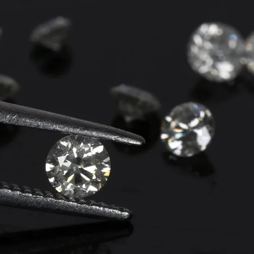 Miniatura 7 de 0.10ct 1pc Diamante CVD para ajuste de joyería de diamante blanco cultivado en laboratorio Color de diamante IJ, Claridad-VS12, Gema, diamante blanco