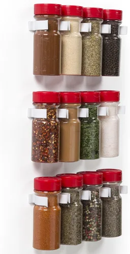 Miniatura 7 de Good Cooking Clips magnéticos para especias - Juego de 4 clips universales para tarros de especias - Organiza y reorganiza fácilmente