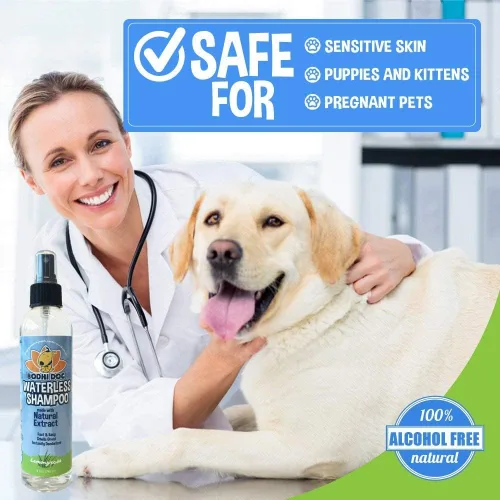Miniatura 5 de Bodhi Dog Champú sin agua Champú seco natural para perros o gatos Neutraliza el olor de mascotas No requiere enjuague Fabricado