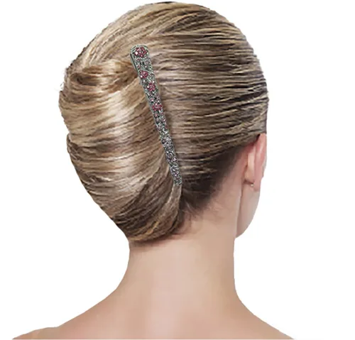 Miniatura 7 de NM110-2-6d1 - Juego de 6 pinzas de metal resistentes para el cabello para mujeres y niñas