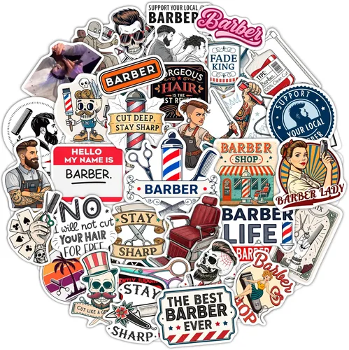 Miniatura 52 de BulbaCraft Pegatinas Punk Rock - Pegatinas de Banda para Adultos, Adhesivos Autoadhesivos e Impermeables, Pegatinas Punk Rock para Laptops
