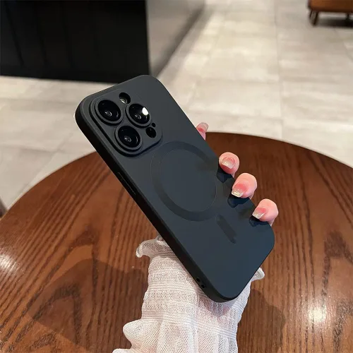 Miniatura 7 de Funda magnética para iPhone 11, funda de goma de silicona con protector completo de lente de cámara, duradera, delgada, a prueba de golpes, linda