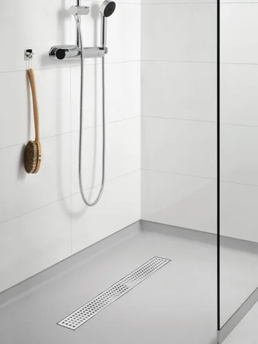 Miniatura 7 de Drenaje de ducha lineal, desagüe de ducha de 36 pulgadas con cubierta de rejilla extraíble, desagüe de piso de ducha profesional de acero inoxidable