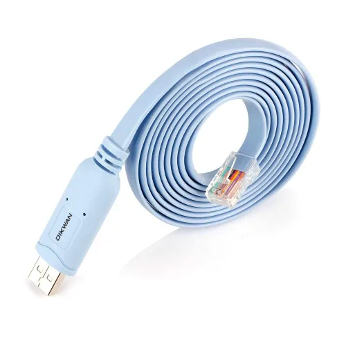 Cable de consola USB Cisco, cable de consola USB a RJ45 compatible con routers/switch/Windows 7, 8,10 (12 pies)