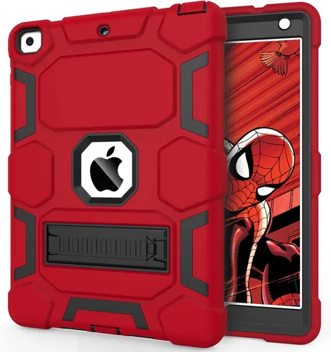 Miniatura 31 de CCMAO Funda para iPad de 6ª/5ª generación (9.7 pulgadas, 2018/2017), iPad Air de 2ª generación (2014) con soporte, funda protectora híbrida a prueba