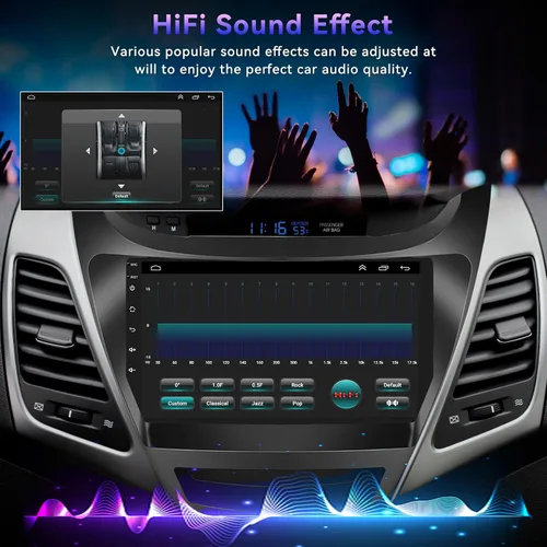 Miniatura 6 de [HiFi Audio] 2+64G Android Car Stereo para Hyundai Elantra 2014-2016 Wireless Apple Carplay Android Auto 9 pulgadas Pantalla táctil Navegación