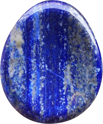 Miniatura 18 de Fekuar Piedra de cristal de jaspe kambaba natural, piedra de preocupación para el pulgar, tallada a mano, piedras de bolsillo de lágrima de cristal