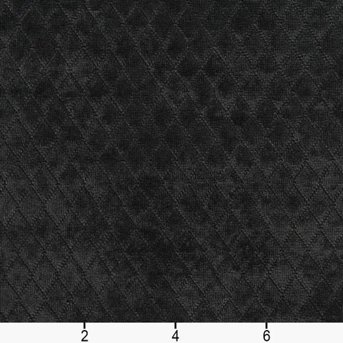Miniatura 2 de Tela de tapicería de terciopelo cosido con diamante negro por The Yard - SKU: Ethan Black