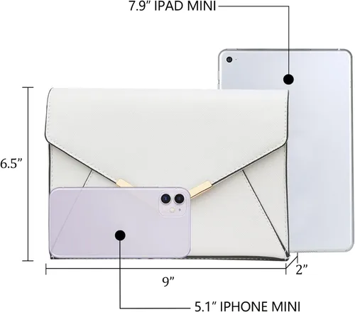 Miniatura 6 de KKXIU Elegante bolso de mano de piel sintética para mujer, bolso de mano plegable para fiesta, boda, baile de graduación