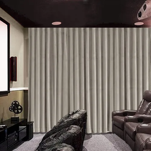 Miniatura 16 de cololeaf Panel de cortinas opacas de terciopelo con forro para cine en casa, cortina de ganchos planos para barra transversal o pista, 100 pulgadas