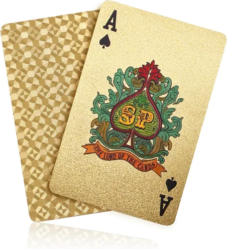 Miniatura 12 de ACELION Cartas de juego impermeables, cartas de plástico, baraja de cartas, tarjetas de póquer de regalo (negro)