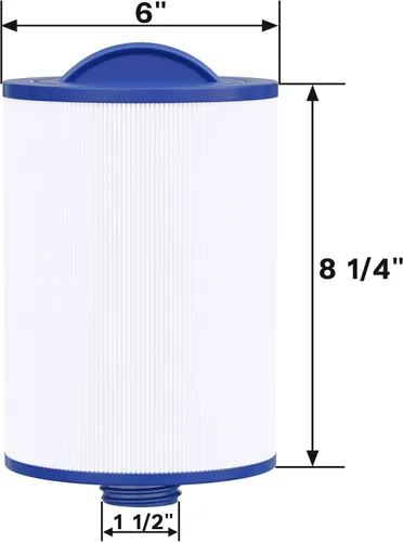Miniatura 2 de Filtro de spa compatible con 6CH-940, PWW50P3 (rosca gruesa SAE de 1.5 pulgadas), FC-0359, 03FIL1400, 817-0050, 2