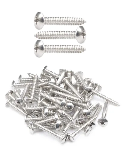 Miniatura 13 de IMScrews 100 tornillos de madera Phillips con cabeza de truss #8 x 1/2 "(13 mm), tornillos de acero inoxidable resistentes 18-8 (304)