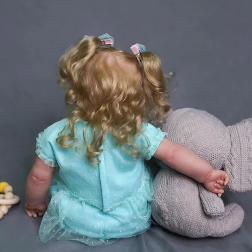 Miniatura 8 de JIZHI Muñecas Realistas de Bebé Reborn - 20 Pulgadas con Sensación Realista de Recién Nacido Adorables y Juguetonas Muñecas de Bebé de la Vida Real