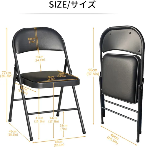 Miniatura 4 de BOOSDEN Juego de mesa y silla plegable, mesa y sillas plegables para tarjetas, mesa portátil con sillas para interiores y exteriores, juego