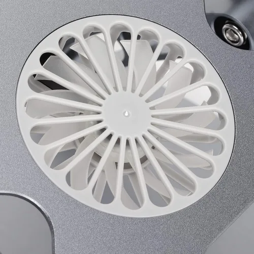 Miniatura 4 de ciciglow Soporte para portátil de doble ventilador, soporte de enfriamiento de aleación de aluminio, soporte plegable portátil para portátil de 10 a