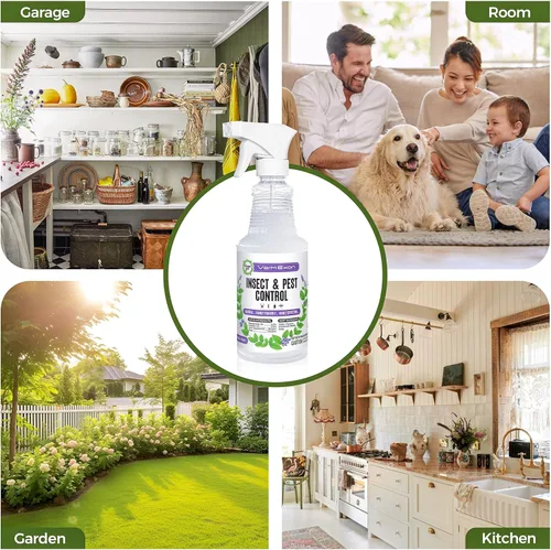 Miniatura 6 de VermExon Spray de Control de Insectos y Plagas con Aceite de Menta – 16oz Mata Insectos Natural a Base de Plantas para Arañas, Hormigas, Moscas