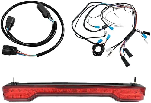 Miniatura 20 de TCMT Clear Len King Trunk LED Tail Light Assembly Wiring Harness Fits For Harley Touring Road King Road Street Electra Glide Tri Glide Ultra Limited