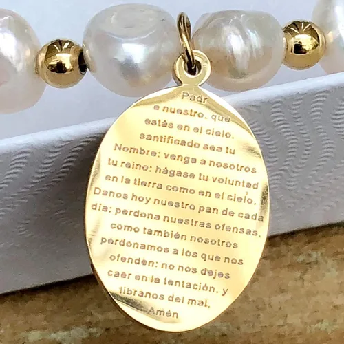 Miniatura 4 de AA Pulsera religiosa católica de acero inoxidable con medalla de San Judas Taddeo