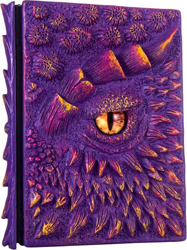 Miniatura 36 de Diario 3D en relieve de ojo de dragón en relieve, cuaderno grabado de resina, cuaderno Dnd para los amantes de los dragones, papel en blanco, bloc